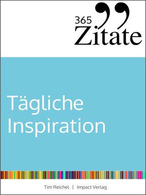 cover image of 365 Zitate für tägliche Inspiration